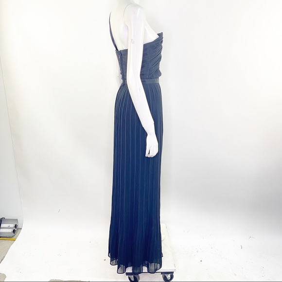 Club Monaco One Shoulder Pleated Maxi Dress - Picture 6 of 8